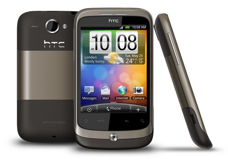 HTC Wildfire Android Phone brown