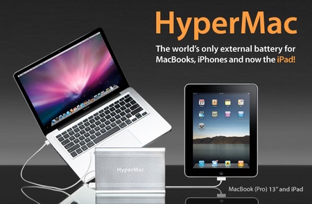 HyperMac External Battery now works with iPad