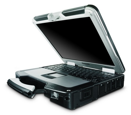 Panasonic Toughbook CF-31 Fully-Rugged Notebook open left