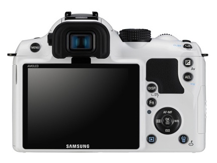 Samsung NX10 Limited White Edition back