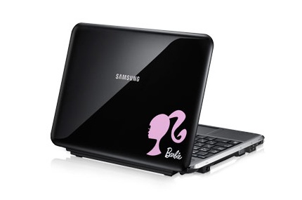 Samsung X170 Barbie Special Edition Notebook Black