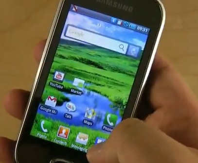 Samsung i5801 Entry-Level Android Phone