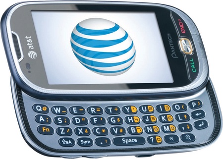 AT&T Pantech Ease QWERTY Messaging Phone keyboard