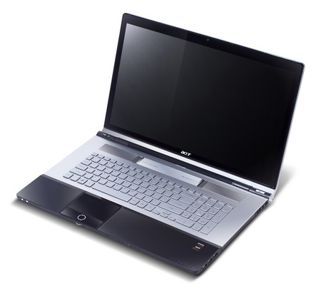 Acer Aspire AS8943G Multimeda Notebook angle