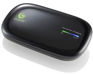 Clearwire CLEAR Spot 4G WiFi hotspot