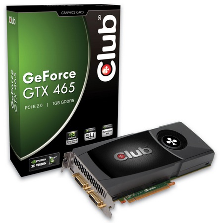 Club 3D GeForce GTX465 Graphics Card