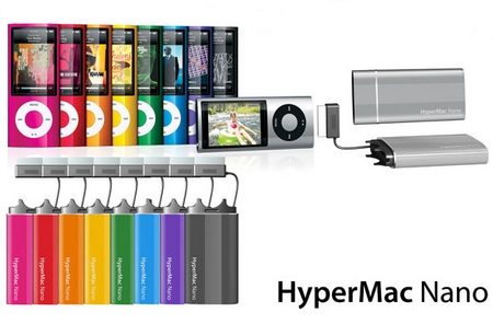 HyperMac Nano Portable Battery with built-in cable