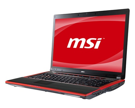 MSI GX740 gaming notebook