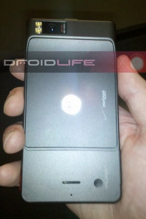 Motorola Droid Extreme Droid X leaked shot back