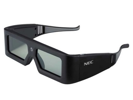 NEC NP216J-3D 3D-Capable DLP Projector 3D glasses