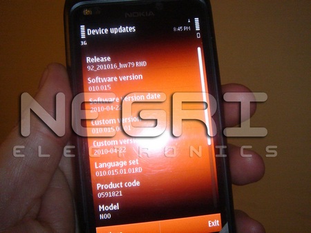 Nokia N9 Leaked Shots screen