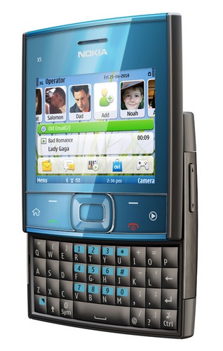 Nokia X5-01 Square QWERTY Phone