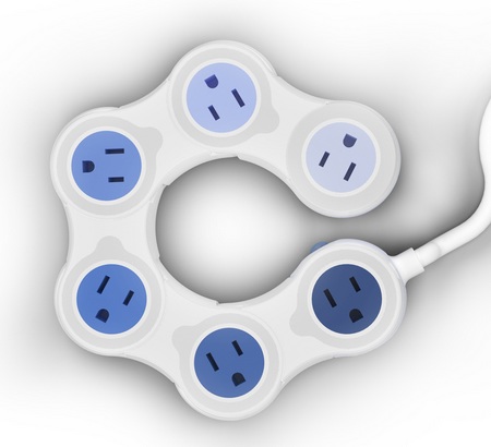 Quirky Pivot Power Adjustable Power Strip 2