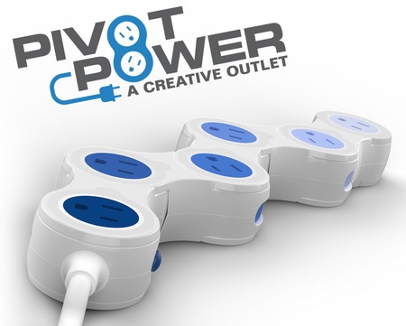 Quirky Pivot Power Adjustable Power Strip