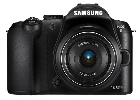 Samsung NX5 Digital Camera front