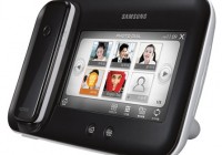 Samsung SP-M100 combines Cordless Phone and Digital Frame black