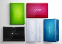 Sony VAIO EA and EC Series Colorful Notebooks