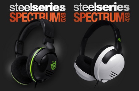 SteelSeries Spectrum 5xb and 4xb Headsets for Xbox 360