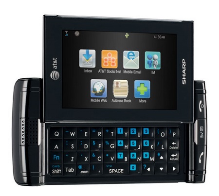 AT&T Sharp FX Messaging Phone with Mobile TV keyboard