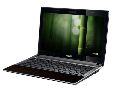 Asus Bamboo U33Jc and U53Jc Notebooks angle