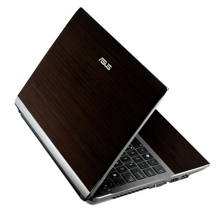 Asus Bamboo U33Jc and U53Jc Notebooks lid angle