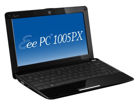 Asus Eee PC 1005PX Seashell Netbook black