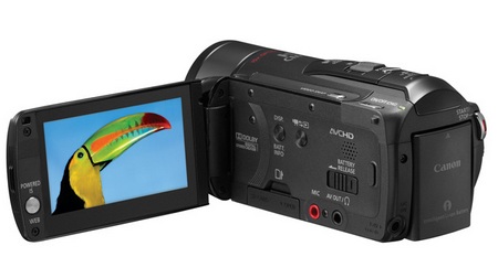 Canon VIXIA HF M32 Full HD Camcorder open