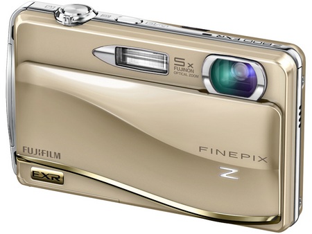 FujiFilm FinePix Z800EXR Touchscreen Camera gold