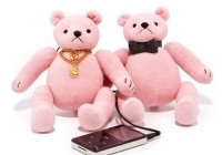 Juice Couture Mini Bear Speakers