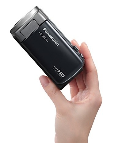 Panasonic HDC-SDX1 - World's Lightest Full HD Camcorder on hand