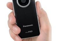 Panasonic HM-TA1 Pocket-sized Full HD Camcorder on hand