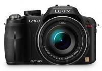 Panasonic LUMIX DMC-FZ100 Camera with 24x Zoom and Full HD Video Recording front