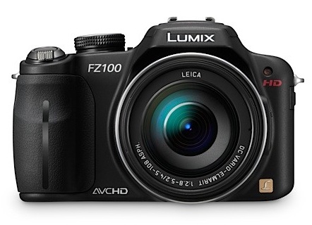 Panasonic LUMIX DMC-FZ100 Camera with 24x Zoom and Full HD Video Recording front