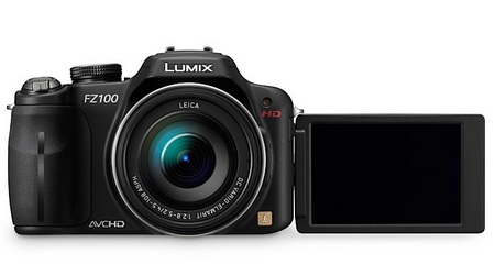 Panasonic LUMIX DMC-FZ100 Camera with 24x Zoom and Full HD Video Recording swivel lcd