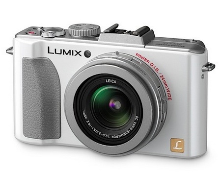 Panasonic Lumix DMC-LX5 Digital Camera silver angle