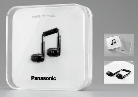 Panasonic RP-HJE130 Earphones with made for music package