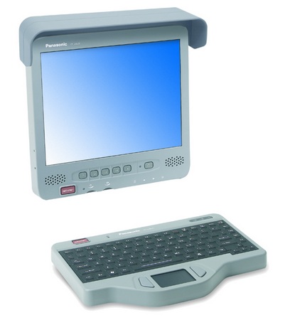 Panasonic Toughbook Permanent Display Removable Computer angle