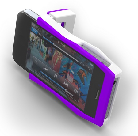 Quirky Tilt iPhone 4 Case Doubles as a stand 1