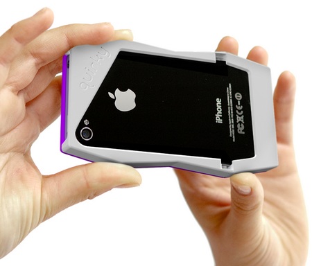 Quirky Tilt iPhone 4 Case Doubles as a stand back