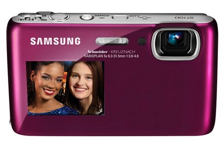 Samsung DualView ST100 digital camera front