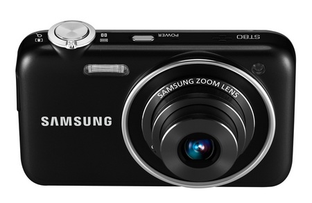 Samsung ST80 WiFi-capable Digital Camera front