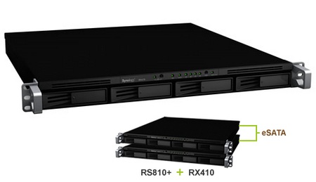 Synology RX410 Expansion Unit for RackStation RS810+ RS810RP+