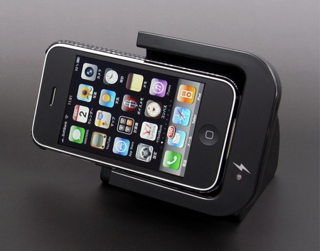 Thanko USBIPZ10 Rotatable iPhone ipod dock 2