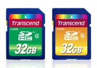 Transcend Class 4 and Class 10 32GB SDHC Cards