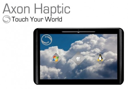 Axon Haptic 10-inch Tablet lets you choose between Windows, Linux and Darwin OS