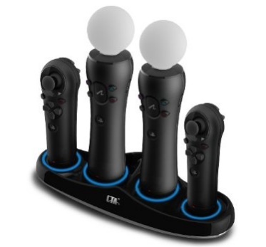 CTA Digital Quadruple Port Charging Station PlayStation Move