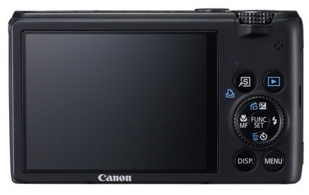 Canon PowerShot S95 Digital Camera with HDR Mode back