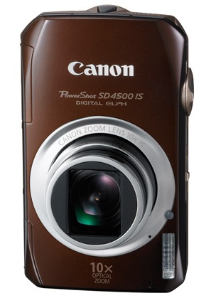 Canon PowerShot SD4500 IS with 10x Optical Zoom vertical