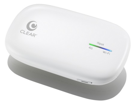 Clearwire iSpot 4G Personal Mobile Hotspot supports Apple's iDevices