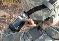 General Dynamics Itronix GB300 Rugged Wearable Computer runs Android in use